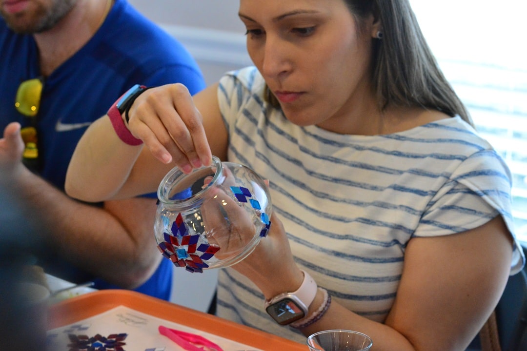 Find Your Spark Craft Your Own Turkish Mosaic Lamp in the DFW Area!