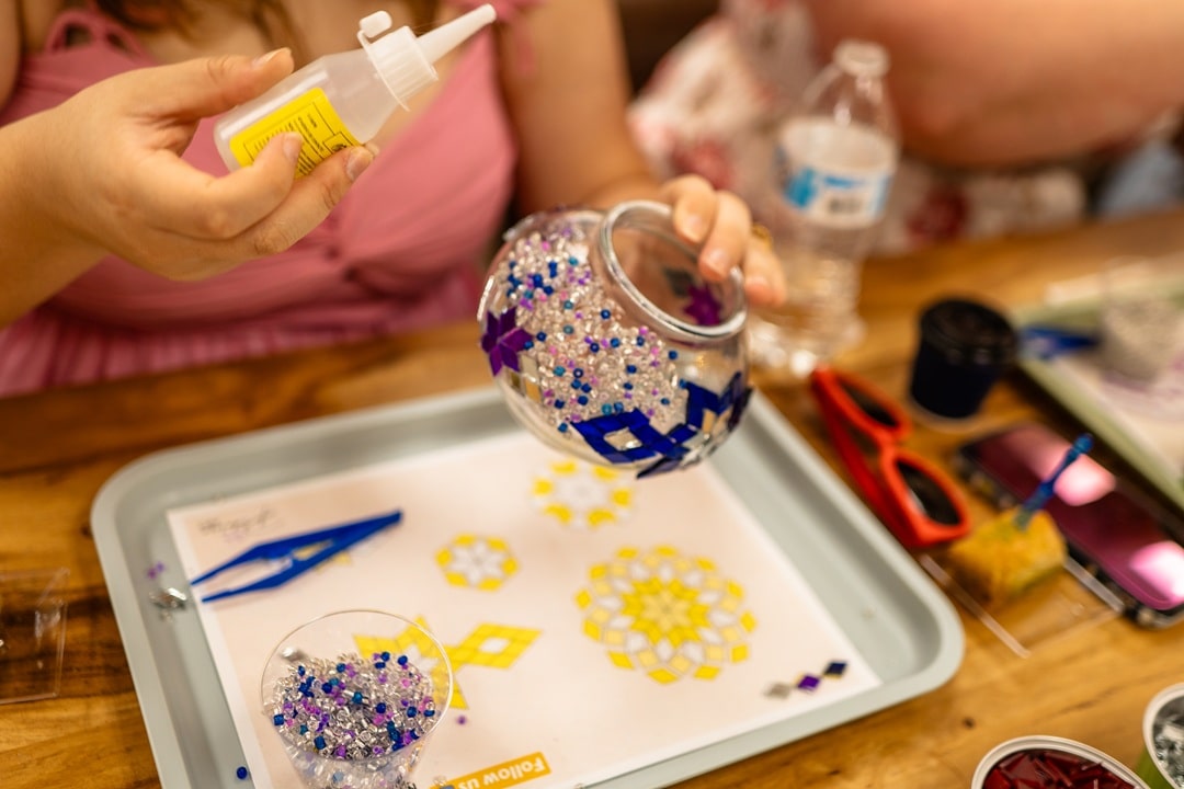 Learn Mosaic Art in Edmond: Create a Stunning Turkish Lamp