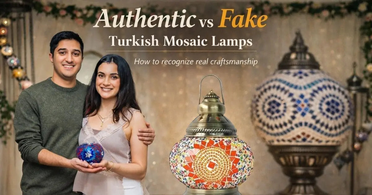 Authentic vs Fake Turkish Mosaic Lamps: How to Tell the Difference
