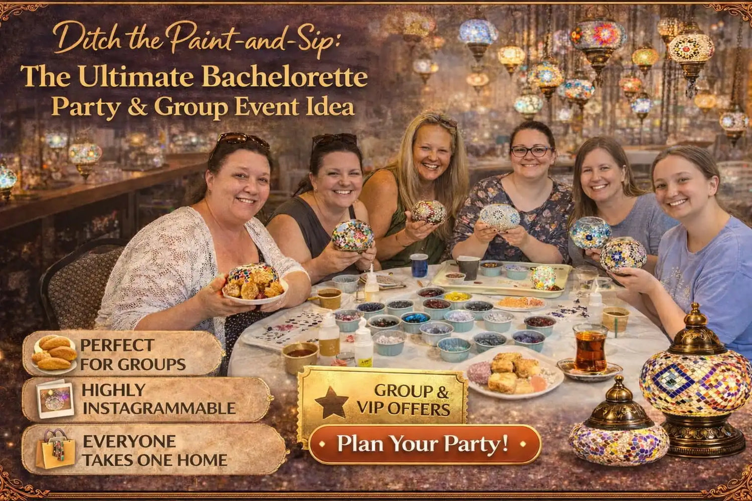 Ditch the Paint-and-Sip: The Ultimate Bachelorette Party & Group Event Idea