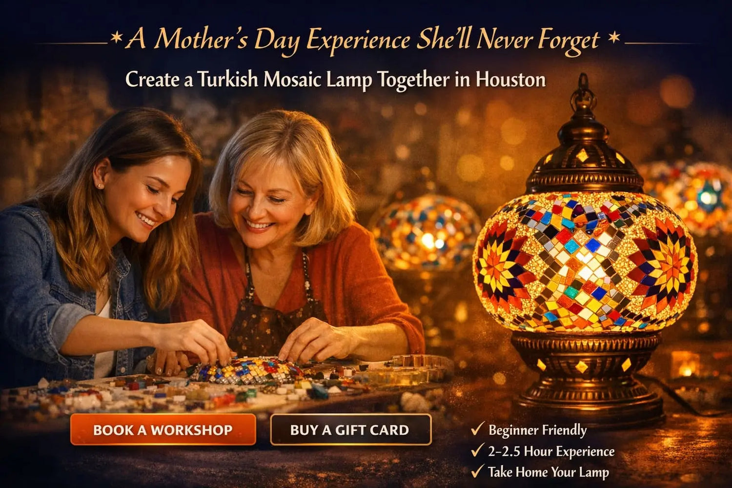 Perfect for Mother-Daughter, Mother-Son, or Multi-Generational Time