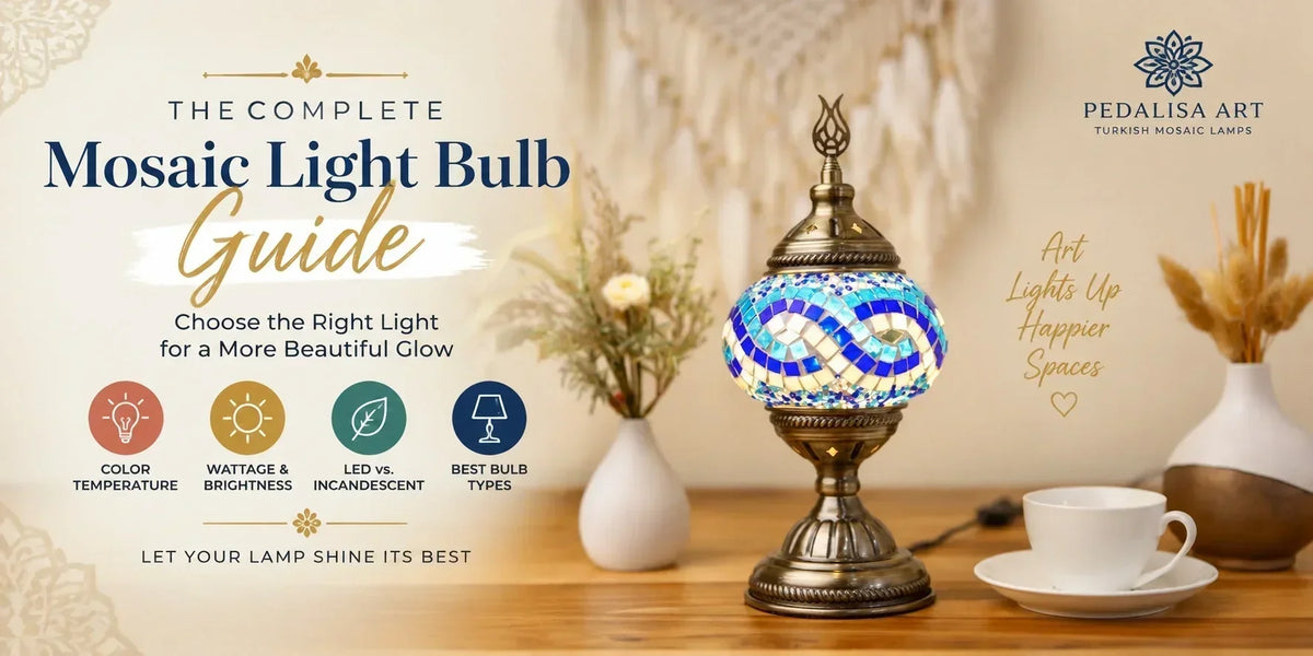 Mosaic Light Bulb Guide: Choosing the Right Bulb for Your Turkish Lamp