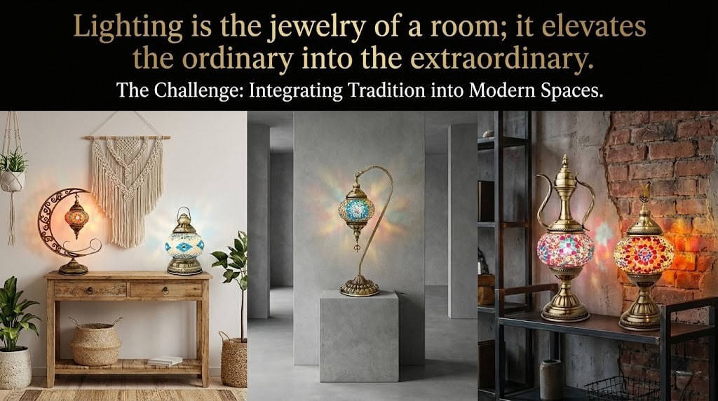 Styling Turkish Mosaic Lamps: A Modern Home Decor Guide