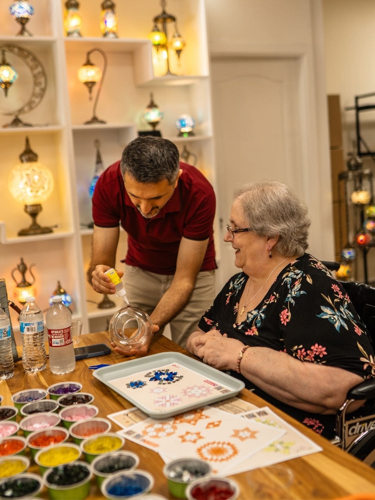 Turkish Mosaic Lamp Workshop Near You turkish lamp making class nearby