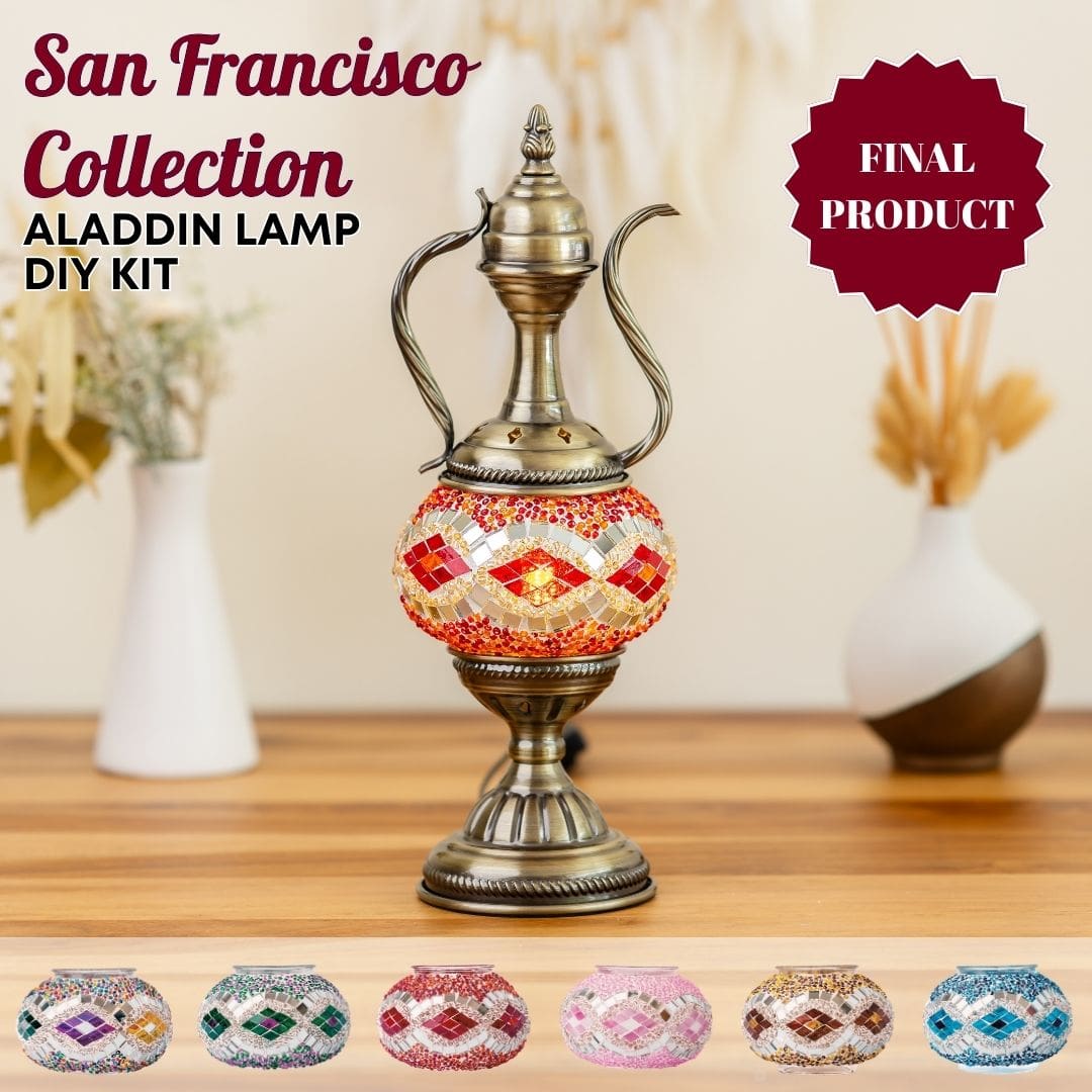 Aladdin Lamp DIY Kits - turkish-lamp-workshop-PedalisaArt