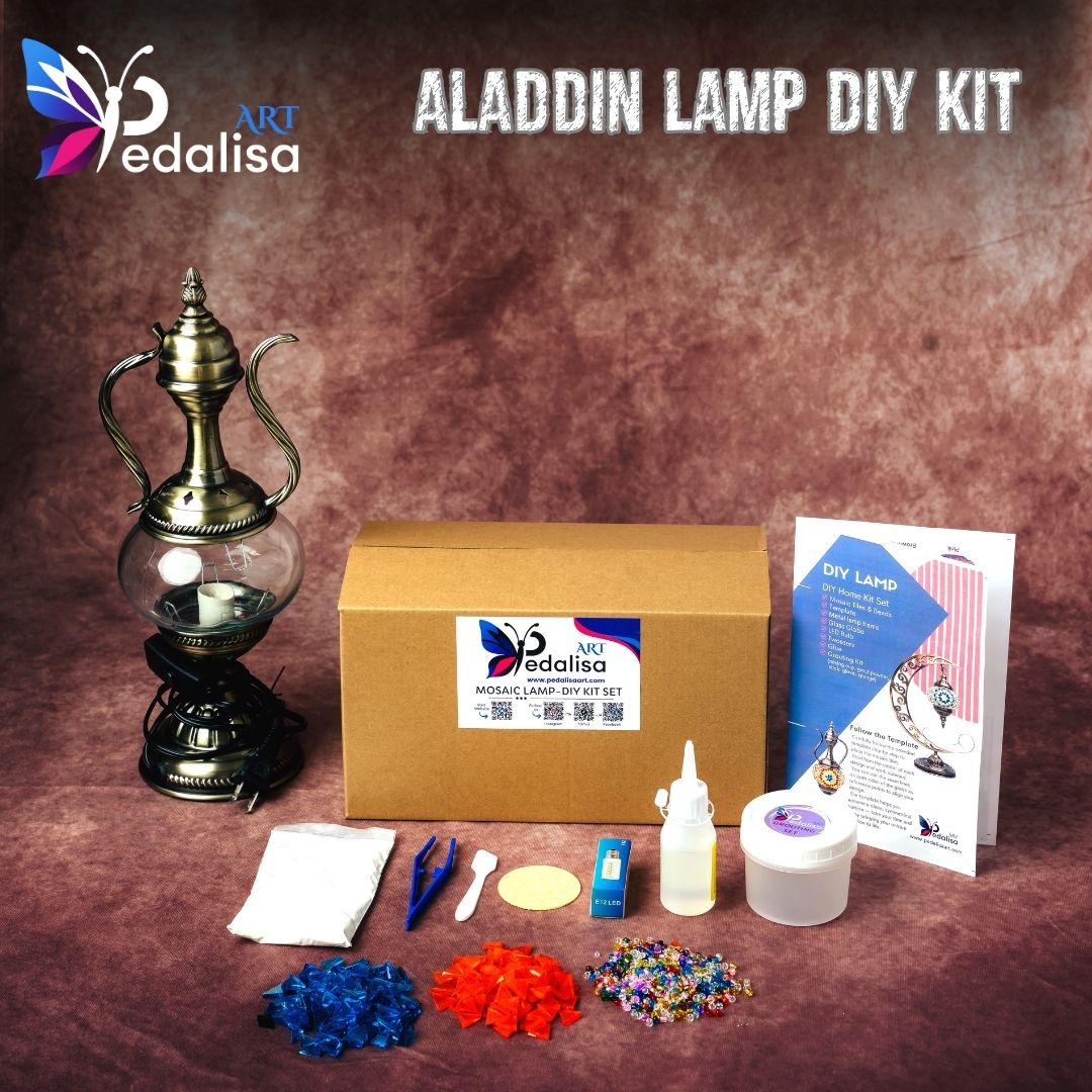 Aladdin Lamp Home DIY Kits Home Decor - turkish-lamp-workshop-PedalisaArt