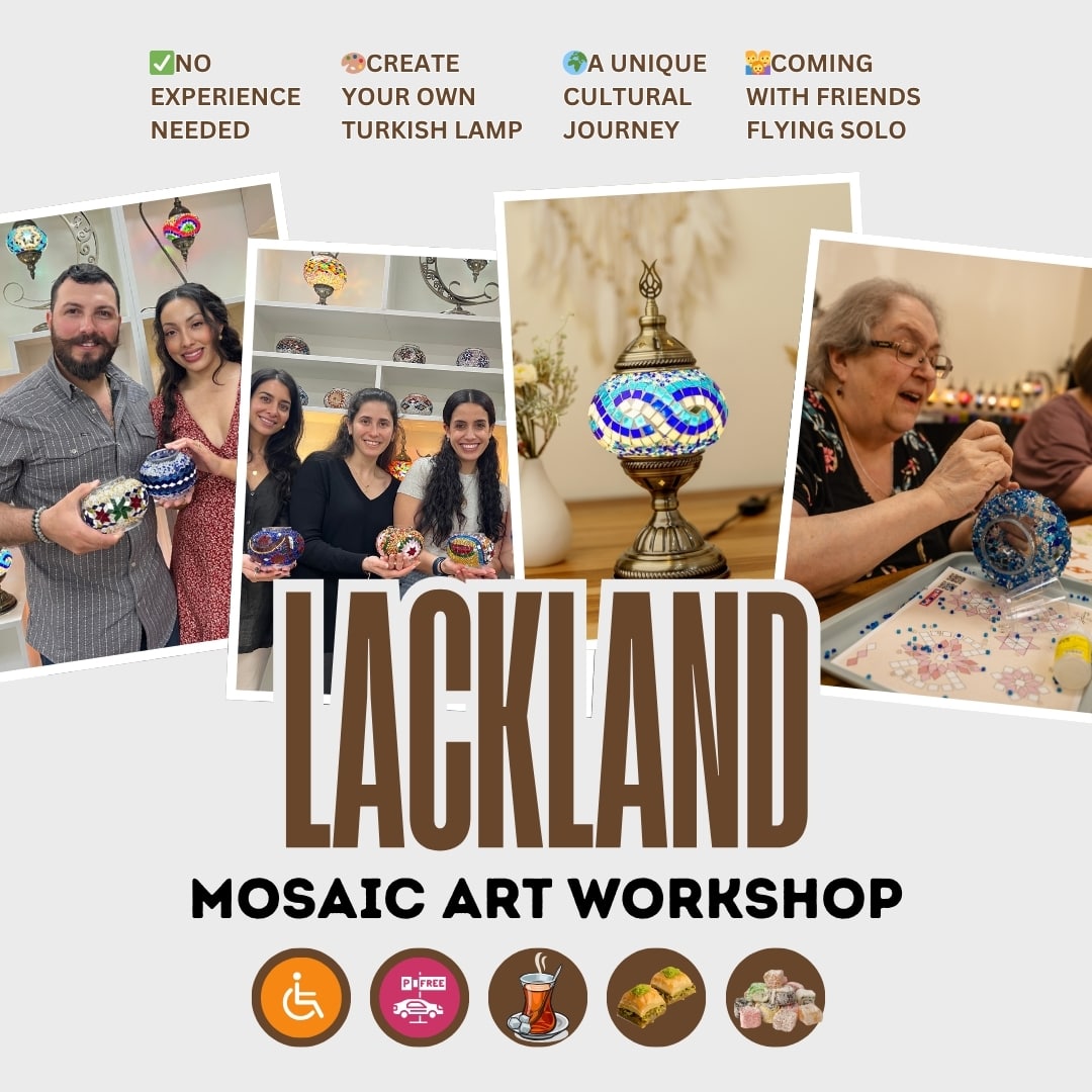 Mosaic Workshop in Lackland - turkish-lamp-workshop-PedalisaArt