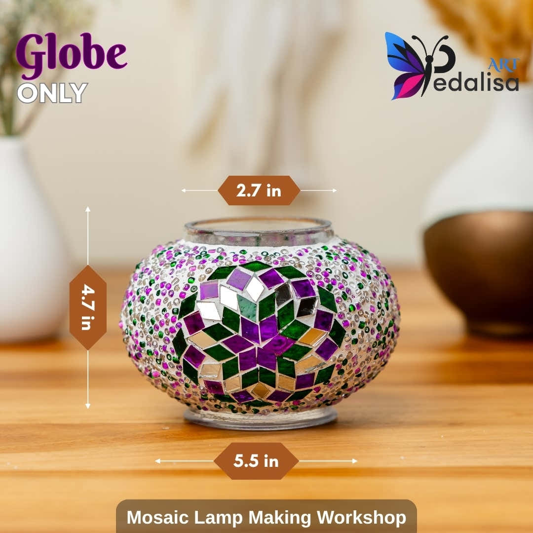 Experience a Turkish Mosaic Lamp Workshop in Tulsa, OK | Pedalisaart - turkish-lamp-workshop-PedalisaArt