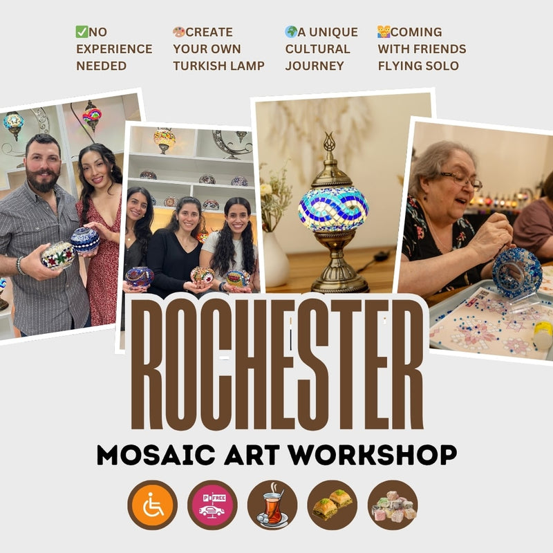 Rochester - Mosaic Lamp Making Workshop - PedalisaArt