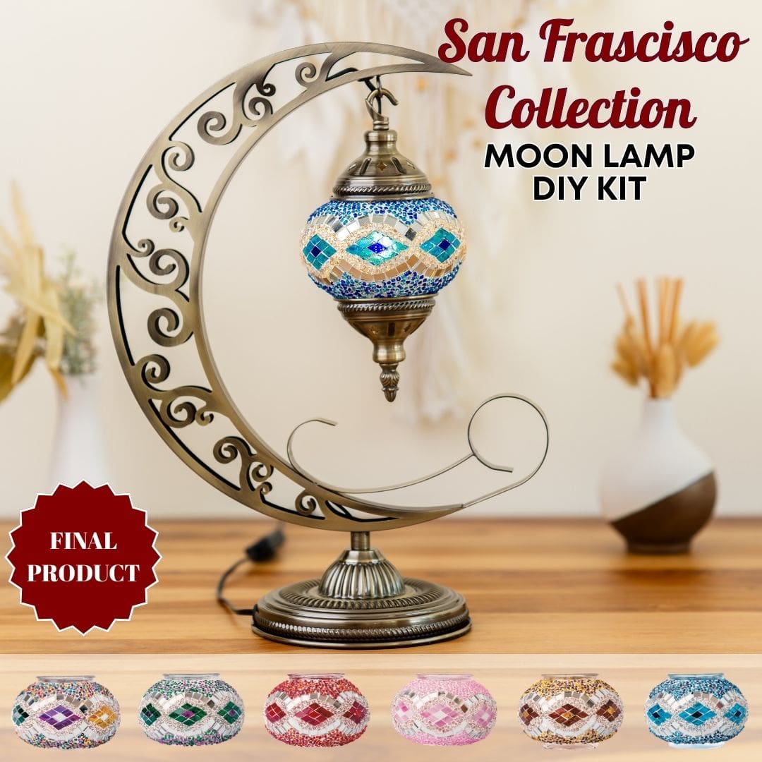 Moon Lamp DIY Kits - turkish-lamp-workshop-PedalisaArt