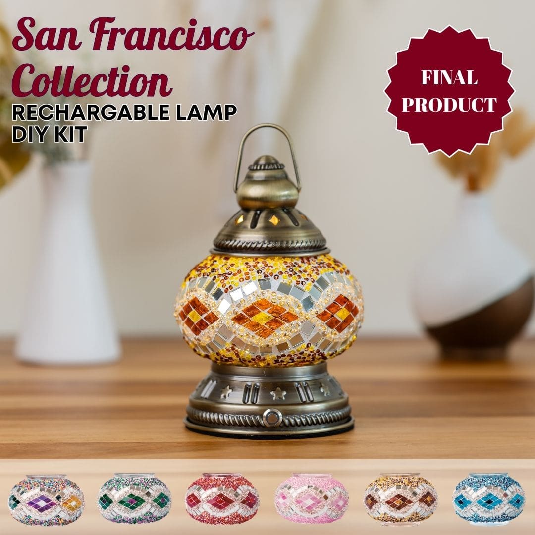 Rechargable Lamp DIY Kits - turkish-lamp-workshop-PedalisaArt