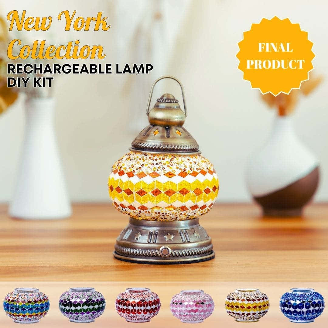 Rechargeable Lamp DIY Kits - turkish-lamp-workshop-PedalisaArt