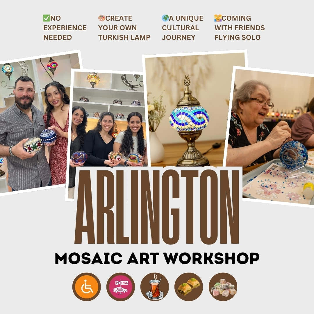Turkish Mosaic Lamp Workshop in Arlington, TX - turkish-lamp-workshop-PedalisaArt