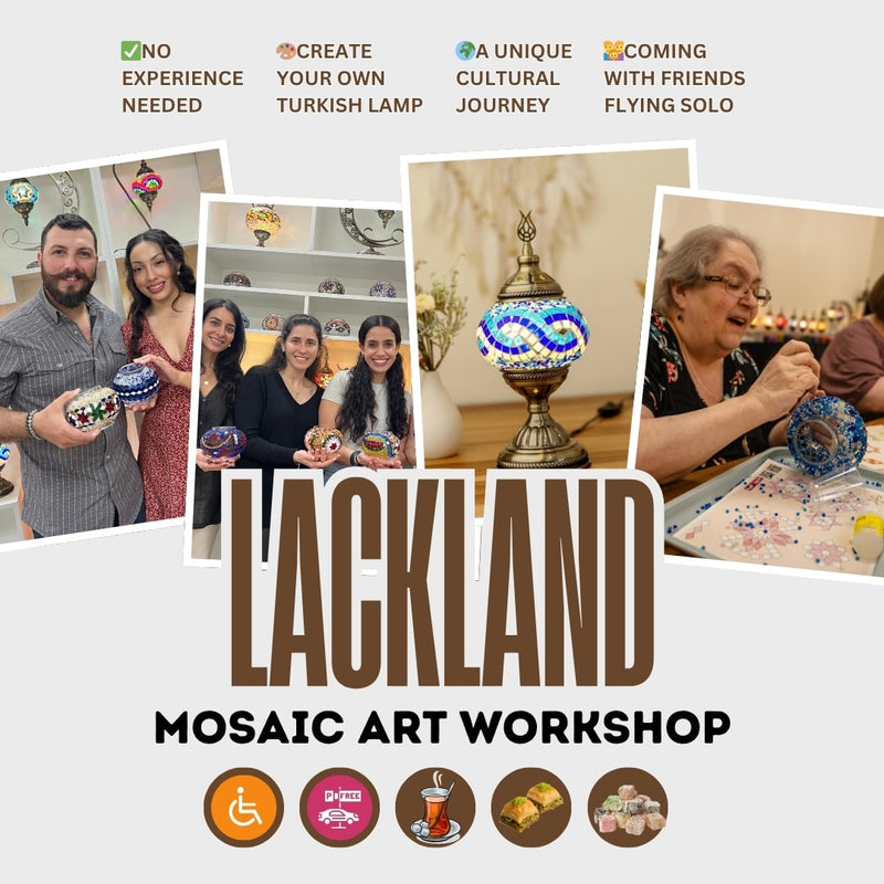 Turkish Mosaic Lamp Workshops in Lackland, TX - turkish-lamp-workshop-PedalisaArt