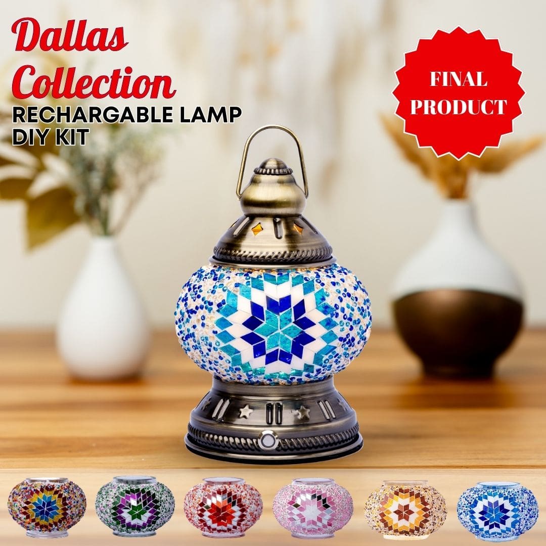 Rechargable Lamp DIY Kits - turkish-lamp-workshop-PedalisaArt