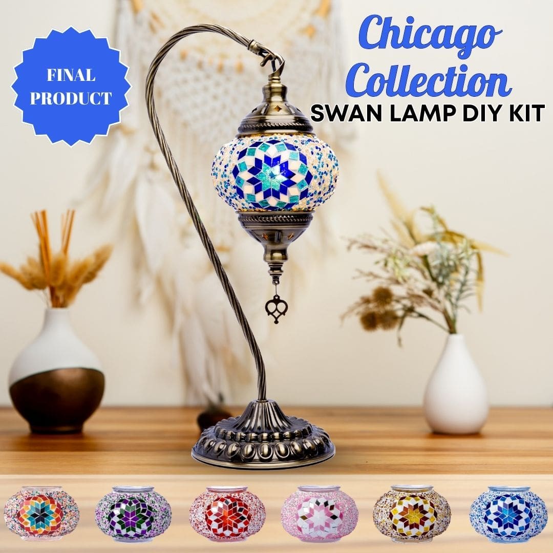 Swan Lamp DIY Kits - turkish-lamp-workshop-PedalisaArt