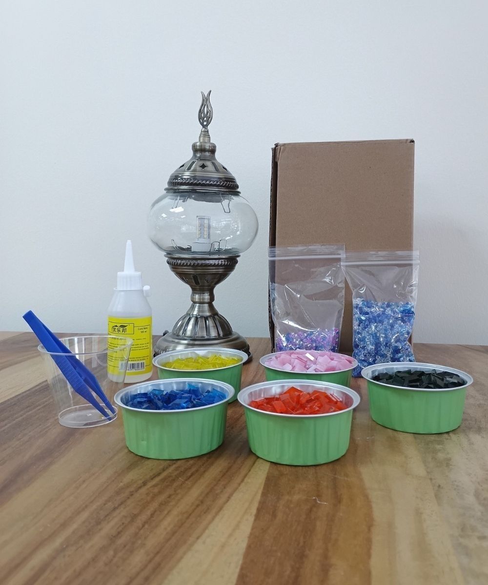 Pedalisa Art - Create at Home with Our DIY Mosaic Lamp Kits