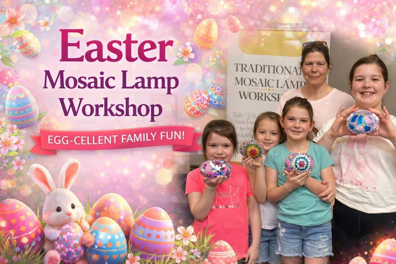 Unique Texas Easter Family Activities: Mosaic Art Workshops