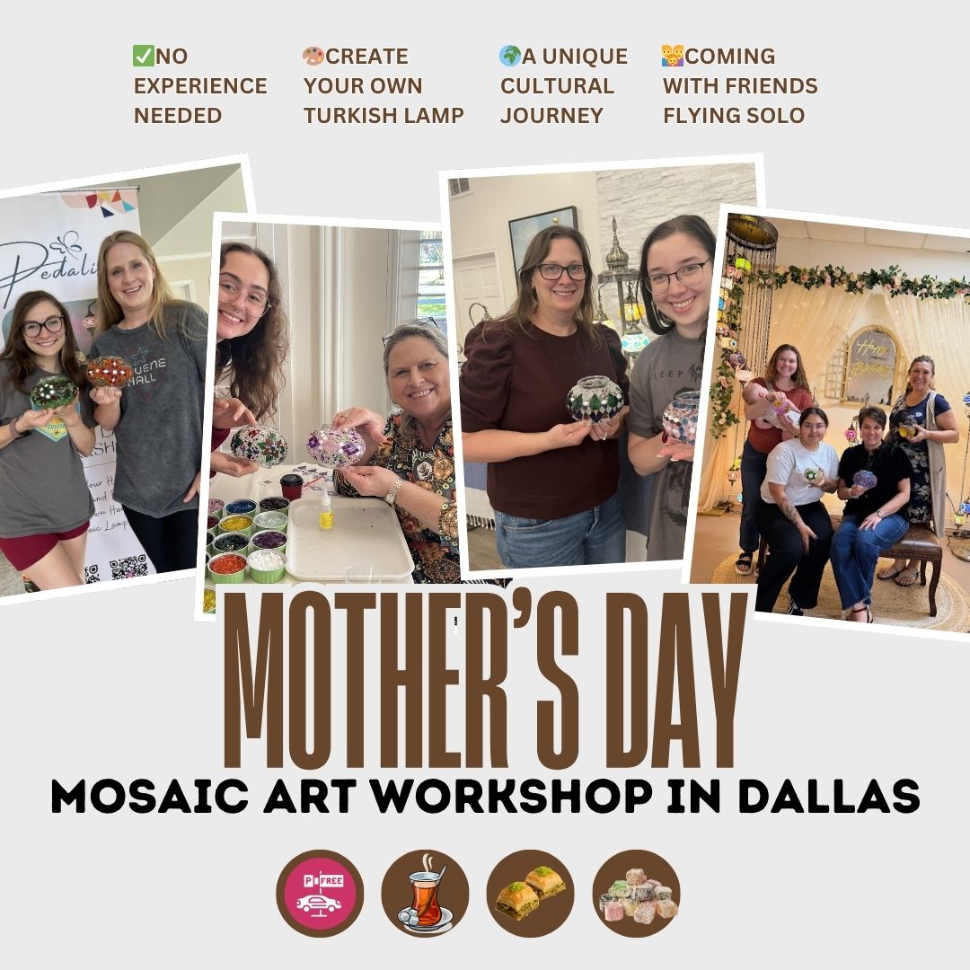Mother's Day Workshop in Dallas – A Perfect Mother’s Day Experience -  turkish-lamp-workshop-PedalisaArt