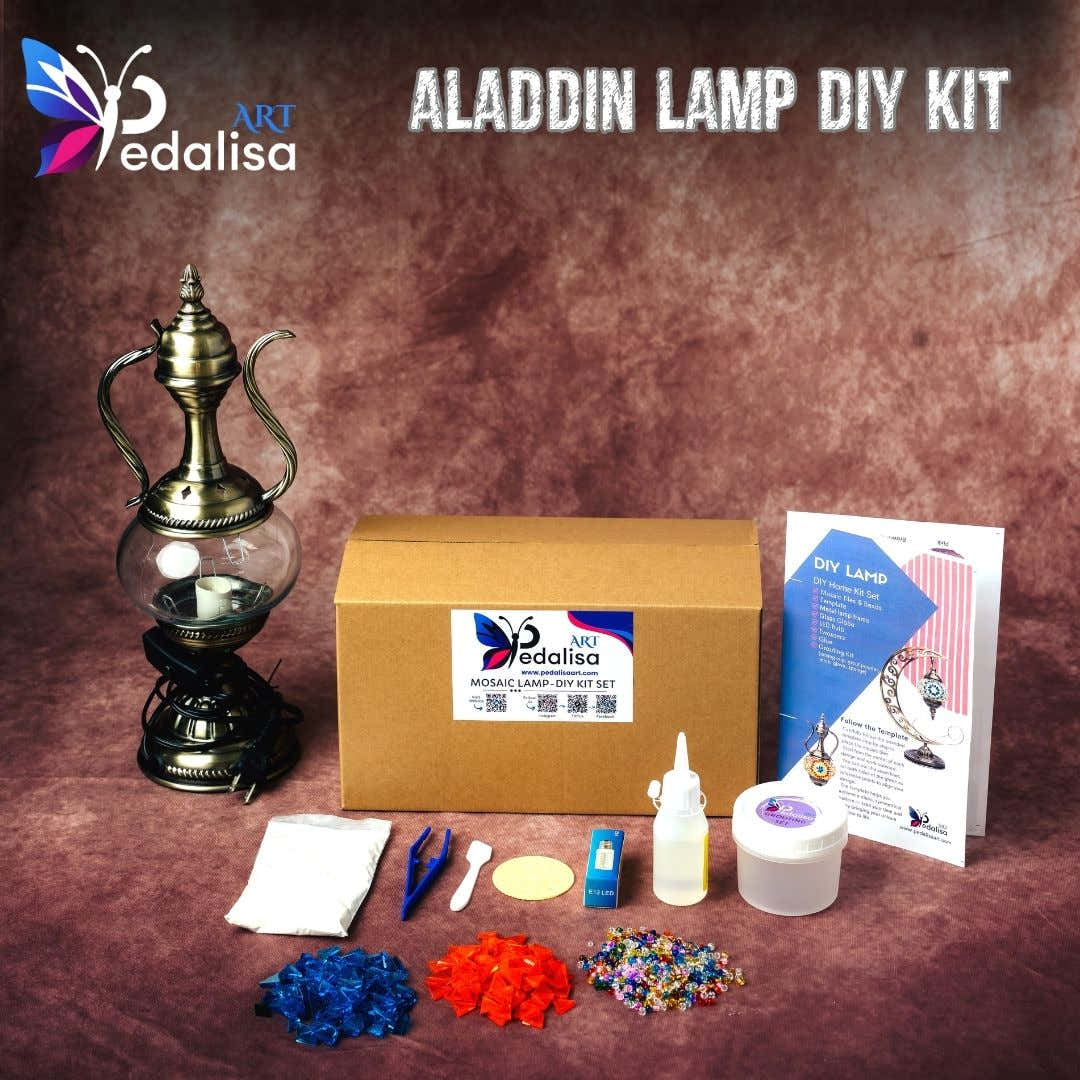 Aladdin Lamp Home DIY Kits Home Decor -  turkish-lamp-workshop-PedalisaArt