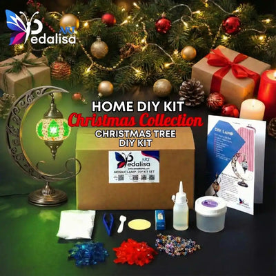 Christmas Home DIY Kit Christmas Tree -  turkish-lamp-workshop-PedalisaArt