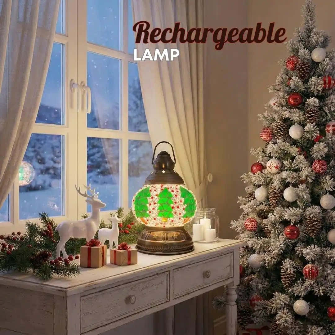 Christmas Home DIY Kit Christmas Tree -  turkish-lamp-workshop-PedalisaArt