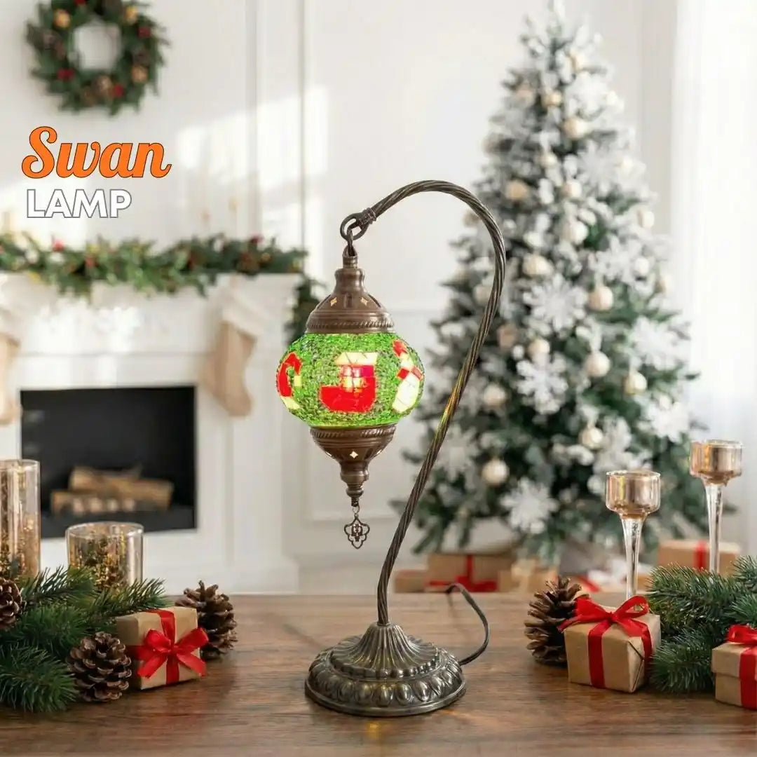 Christmas Home DIY Kit Snowman - Stocking - Santa Hat -  turkish-lamp-workshop-PedalisaArt