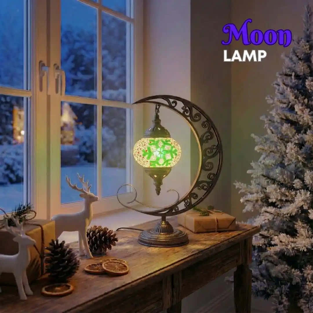 Christmas Mosaic DIY Kit – Green Snowflake -  turkish-lamp-workshop-PedalisaArt