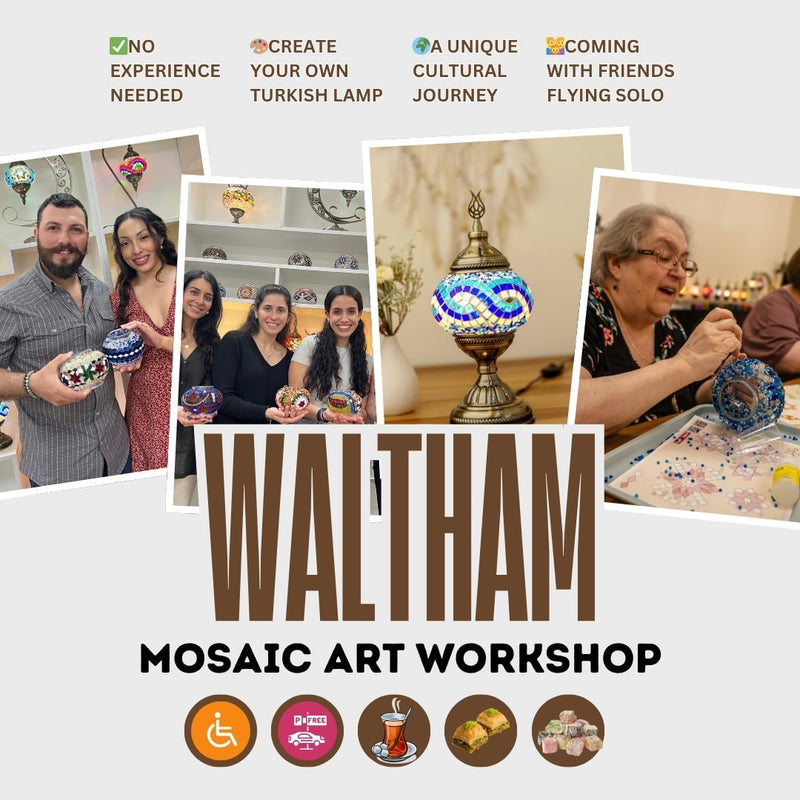 Mosaic Workshop in Waltham (Boston Area) - PedalisaArt Mosaic Workshop in Waltham (Boston Area)   