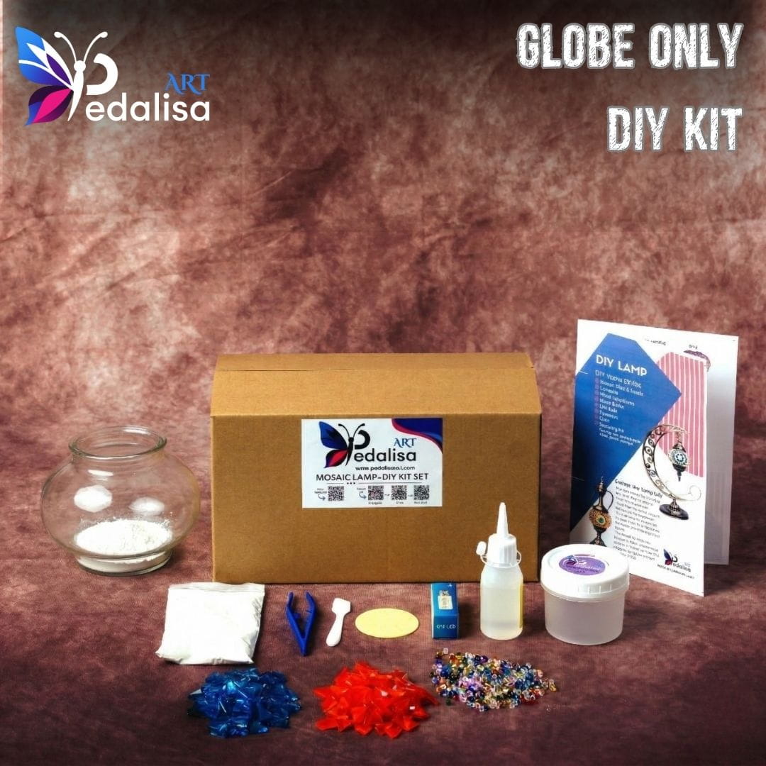 Globe Only DIY Kits -  turkish-lamp-workshop-PedalisaArt