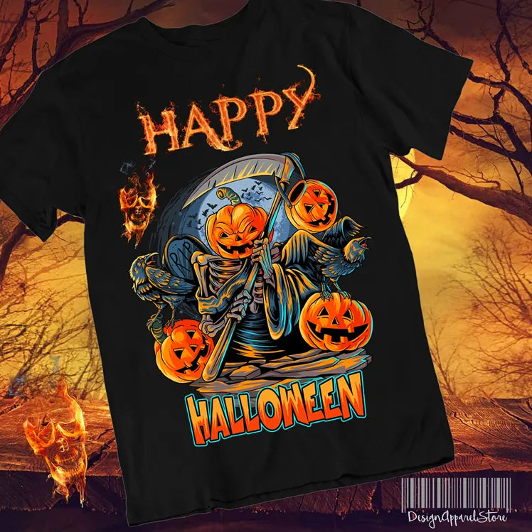 Halloween T-Shirts -  turkish-lamp-workshop-PedalisaArt