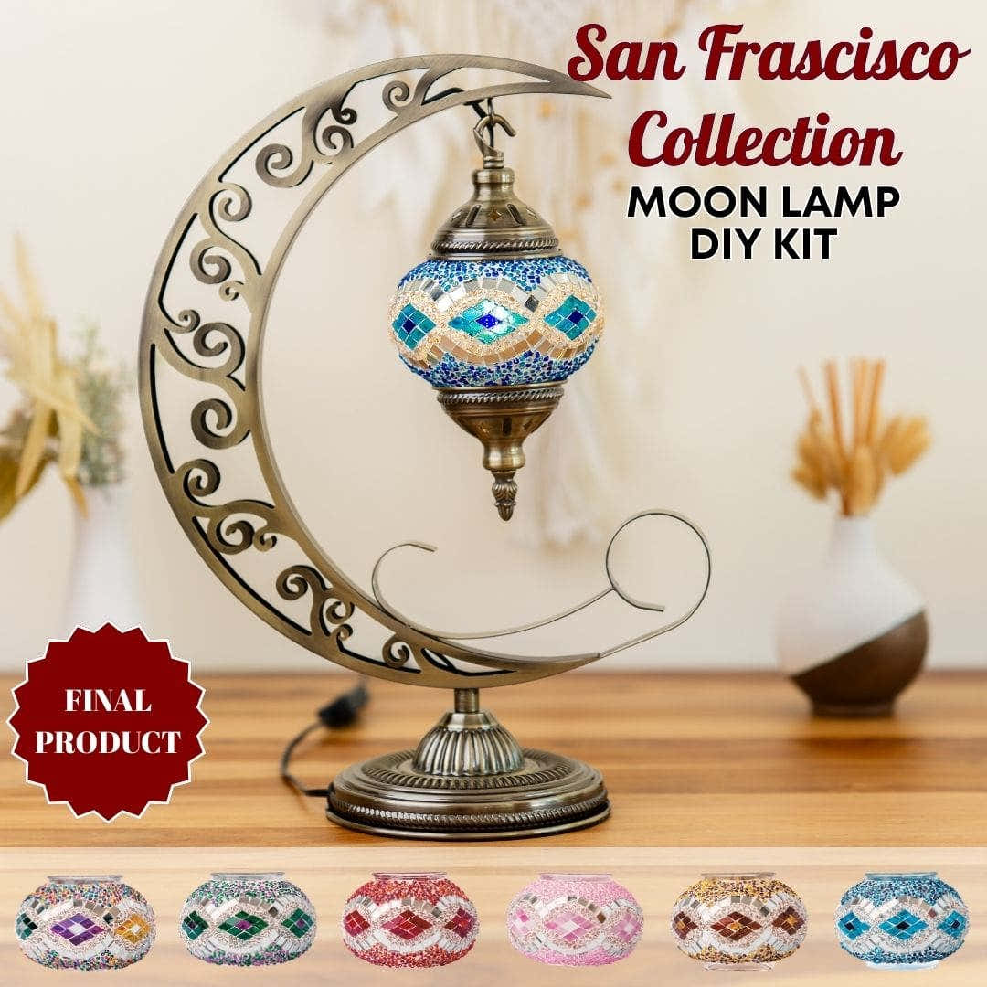Moon Lamp DIY Kits -  turkish-lamp-workshop-PedalisaArt