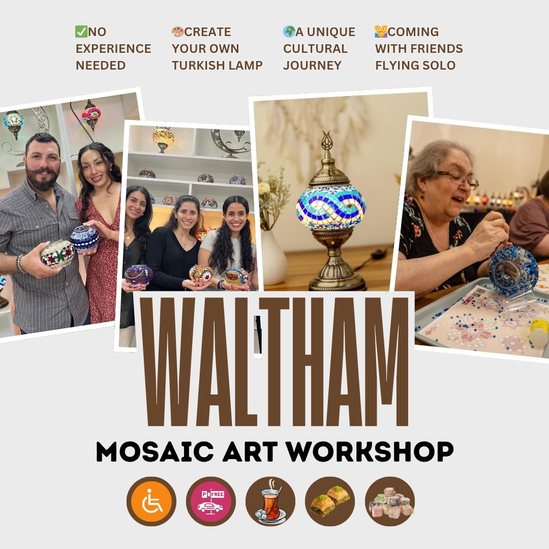 Mosaic Workshop in Waltham (Boston Area) - PedalisaArt Mosaic Workshop in Waltham (Boston Area)   