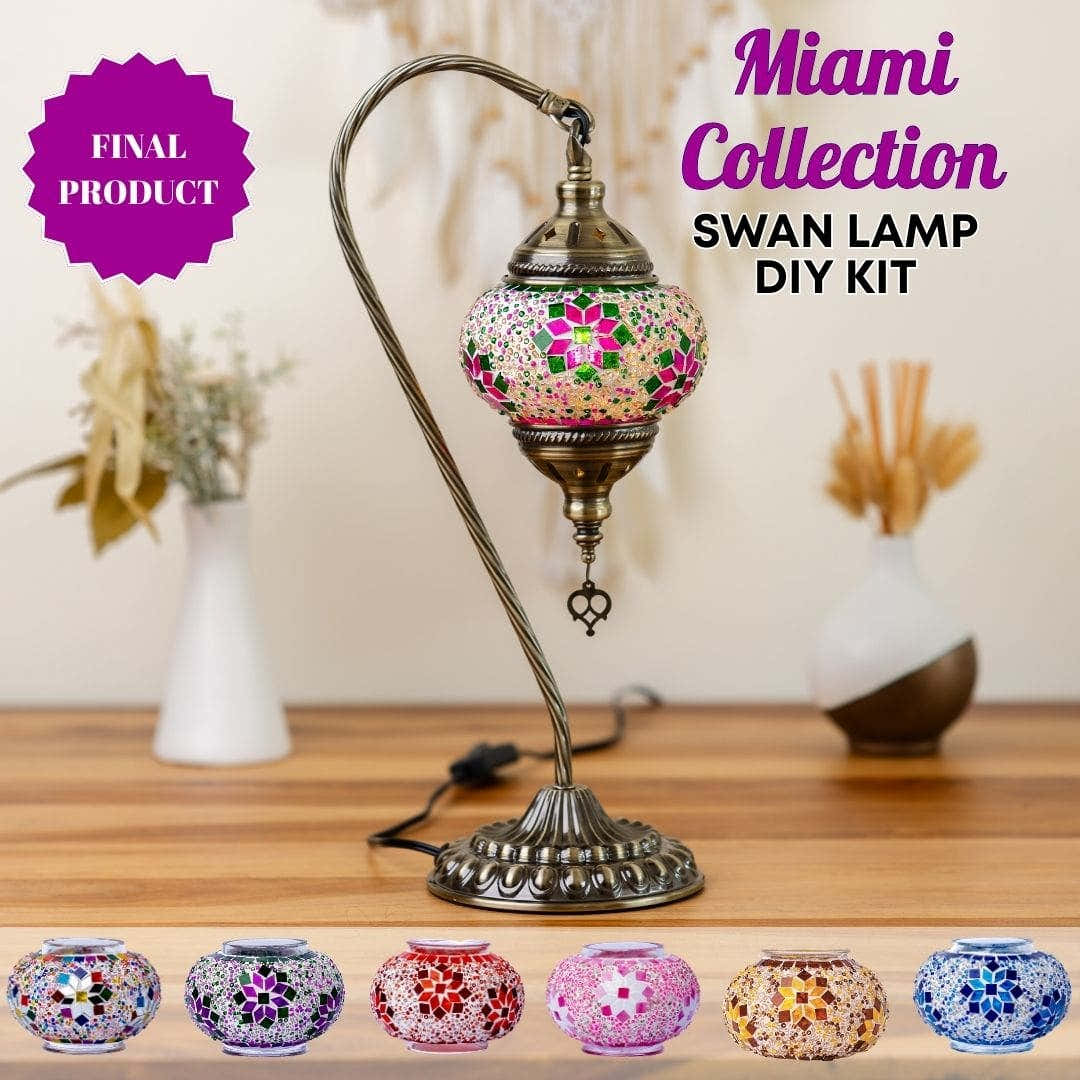 Swan Lamp DIY Kits -  turkish-lamp-workshop-PedalisaArt