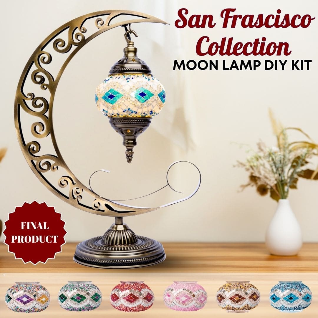 Moon Lamp DIY Kits -  turkish-lamp-workshop-PedalisaArt