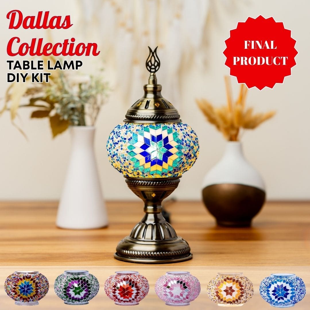 Table Lamp DIY Kits -  turkish-lamp-workshop-PedalisaArt
