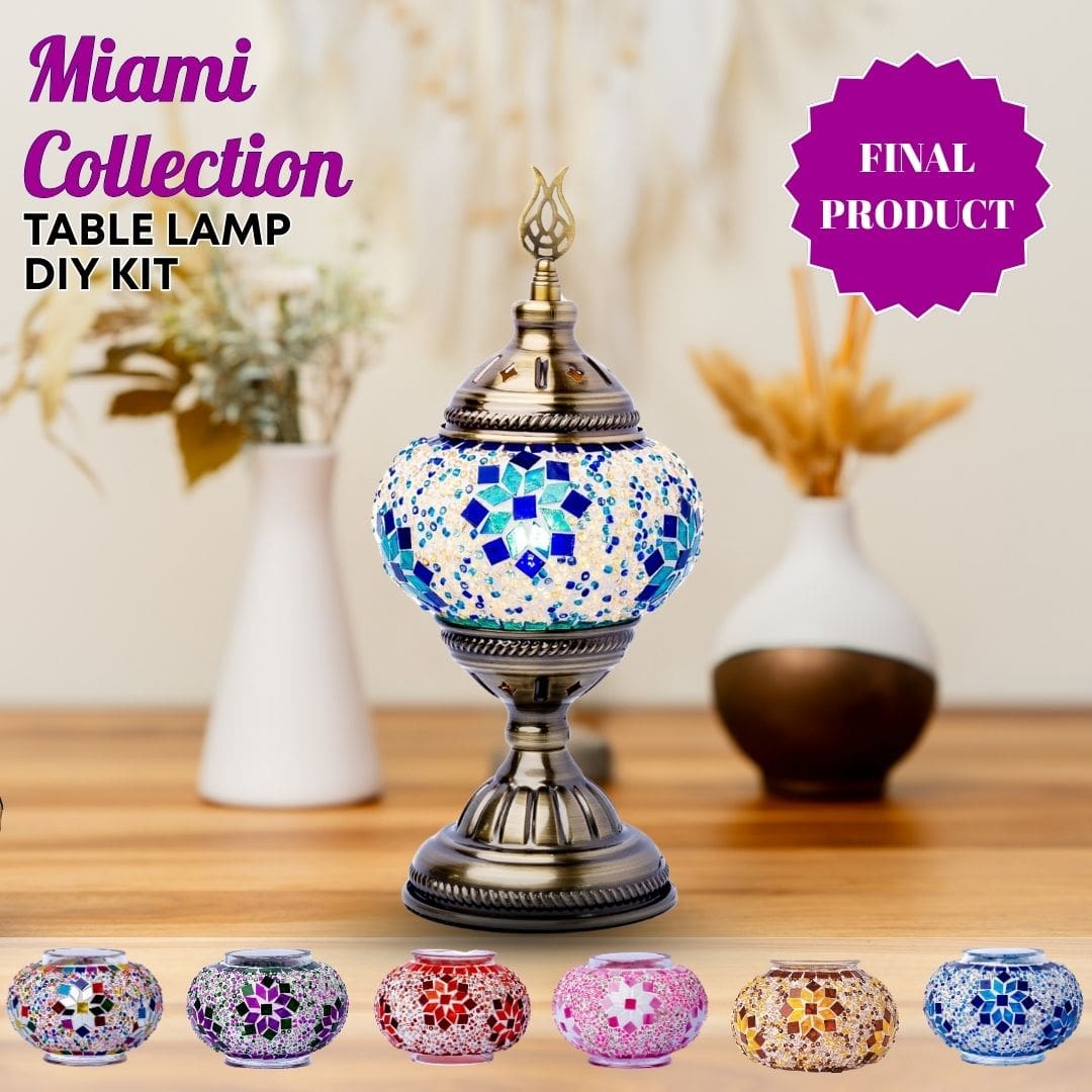 Table Lamp DIY Kits -  turkish-lamp-workshop-PedalisaArt