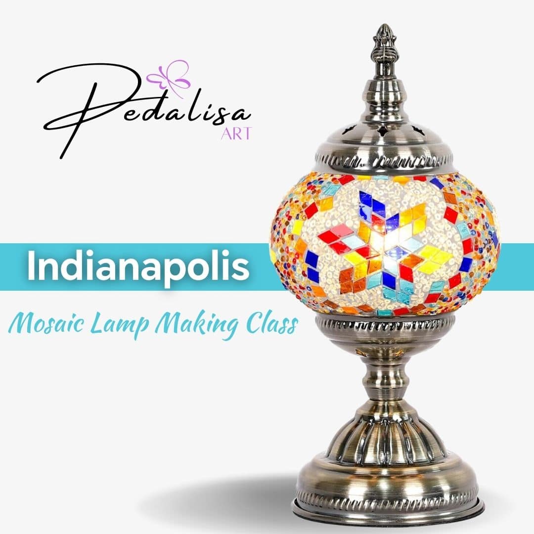 Indianapolis - Carmel | Mosaic Lamp Making Workshop