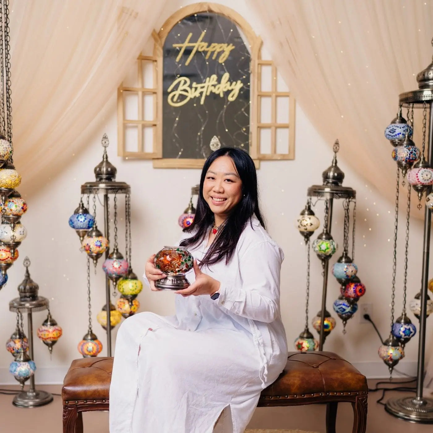 Make It a Party – Host a Turkish Mosaic Lamp Workshop with Friends