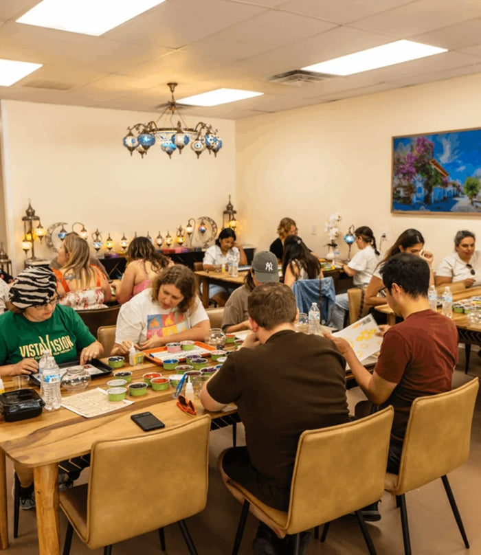 Turkish Mosaic Lamp Workshop in Houston