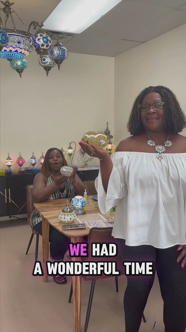 Celebrate with Pedalisa Art – Birthday Mosaic Lamp Workshop Highlights